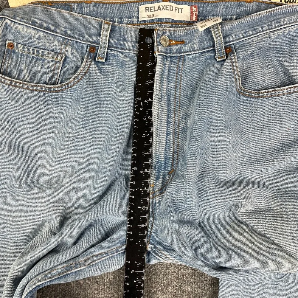 Levis 550 Jeans Mens Size‎ 38x34 Blue Relaxed Fit Tapered Leg Classic